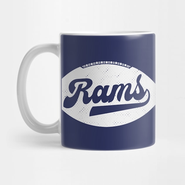 Retro Rams Football by SLAG_Creative